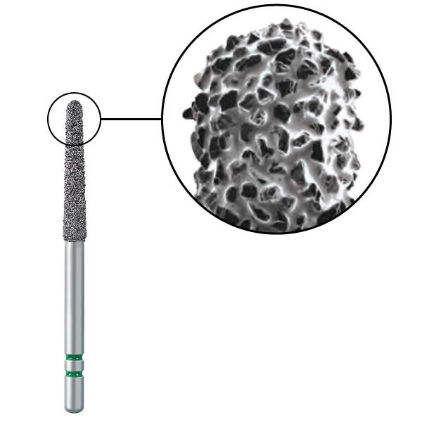Abrasive Technology 797.11M Two Striper 2015039 FG Friction Grip Cone Medium Grit Diamond Burs 5/Pk Abrasive Technology 797.11M Two Striper 2015039 FG Friction Grip Cone Medium Grit Diamond Burs 5/Pk